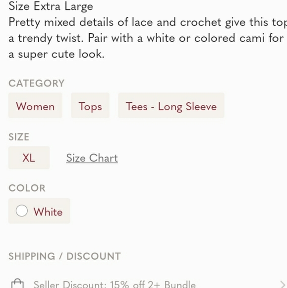 Beautiful lace pullover!! - Picture 6 of 12